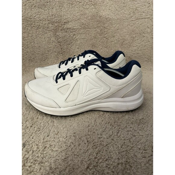Reebok Walk Ultra 6 DMX MAX Walking Shoes Sneakers White Blue Men’s Size 12 4E - Picture 3 of 9
